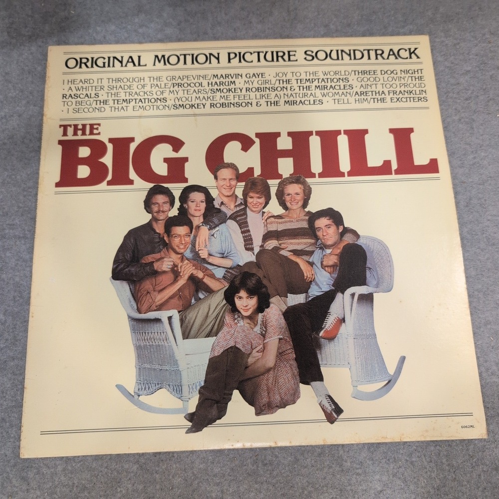 The Big Chill Original Motion Picture Soundtrack Vinyl LP 1983 Motown 6062ML